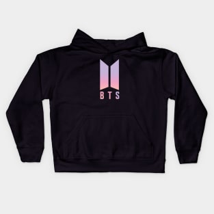 BTS logo Coloured Kids Hoodie